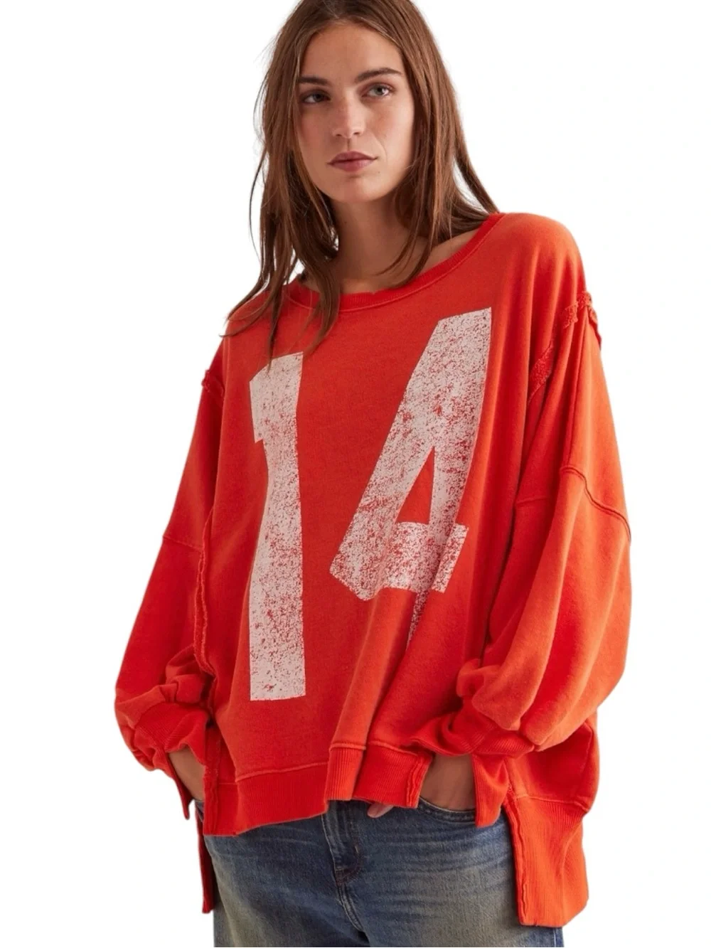 Free People Camden Graphic 14 Sweatshirt